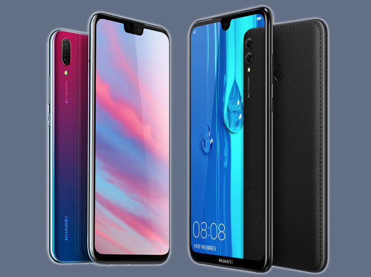 Huawei Enjoy 9 Plus / Y9 (2019) с четырьмя камерами и 7.12-дюймовый Huawei Enjoy Max с отделкой под кожу представлены официально