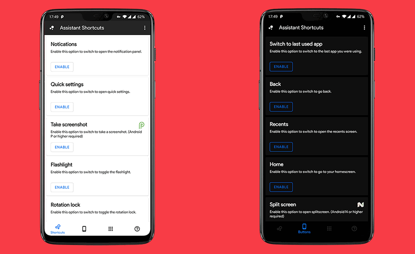 Приложения для Android. Assistant Shortcuts позволит назначить быстрые действия на кнопку вызова ассистента