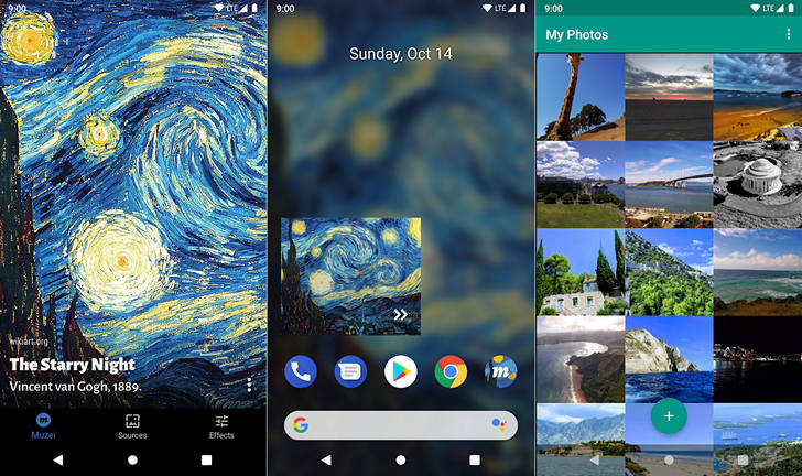 Лучшие приложения для Android. Приложене для работы с обоями Muzei обновилось до версии 3.0 получив  новые возможности