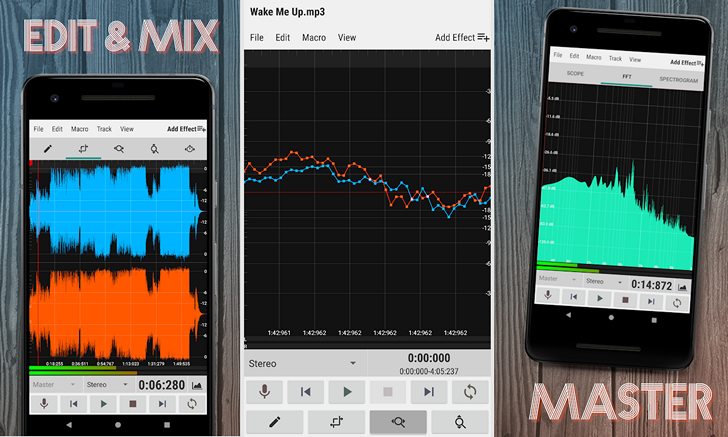 Новые приложения для Android. WaveEditor — многофункциональный редактор аудиофайлов