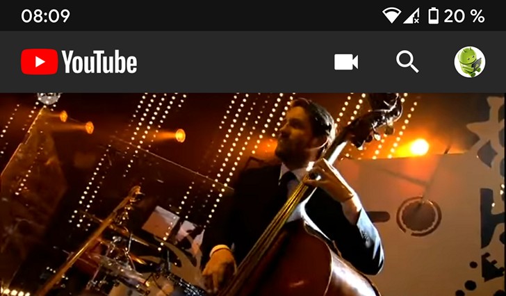 Приложения для Android. Youtube получило поддержку общесистемной темной темы Android 10