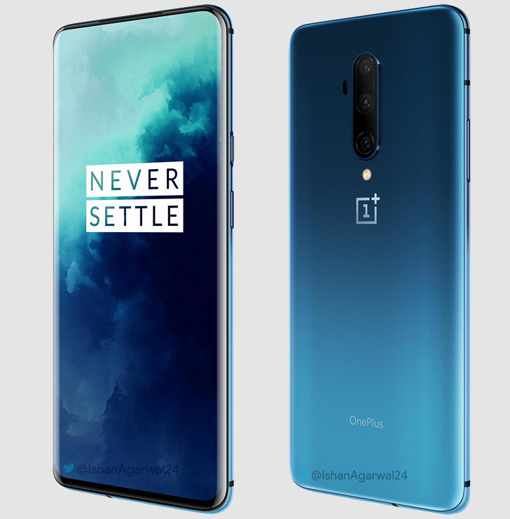 OnePlus 7T Pro. Качественные рендеры смартфона появились в Сети незадолго до премьеры смартфона