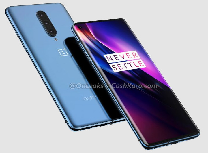 OnePlus 8. Так будет выглядеть будущий смартфон, оснащенный дисплеем с отверстием и тройной основной камерой-перевёртышем (Видео)