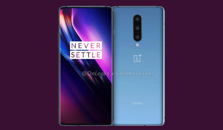 OnePlus 8. Так будет выглядеть будущий смартфон, оснащенный дисплеем с отверстием и тройной основной камерой-перевёртышем (Видео)