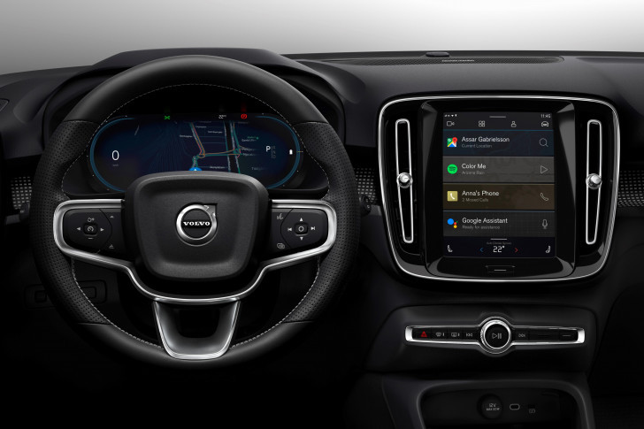 Volvo XC40 станет одним из первых автомобилей работающим под управлением Android Automotive