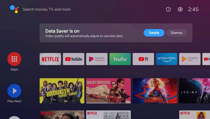 Android TV Data Saver. Приложение Google для экономии трафика появилось в Play Маркет
