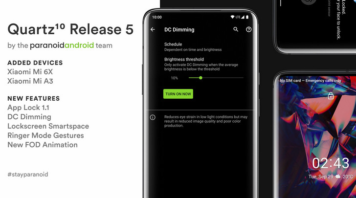 Кастомные Android прошивки. Paranoid Android Quartz 3 на базе Android 10 вышла в свет: поддержка 8 новых устройств Xiaomi и новые функции