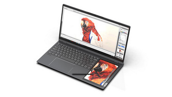 17-дюймовый Lenovo ThinkBook Plus получит второй дисплей для рисования и рукописного ввода