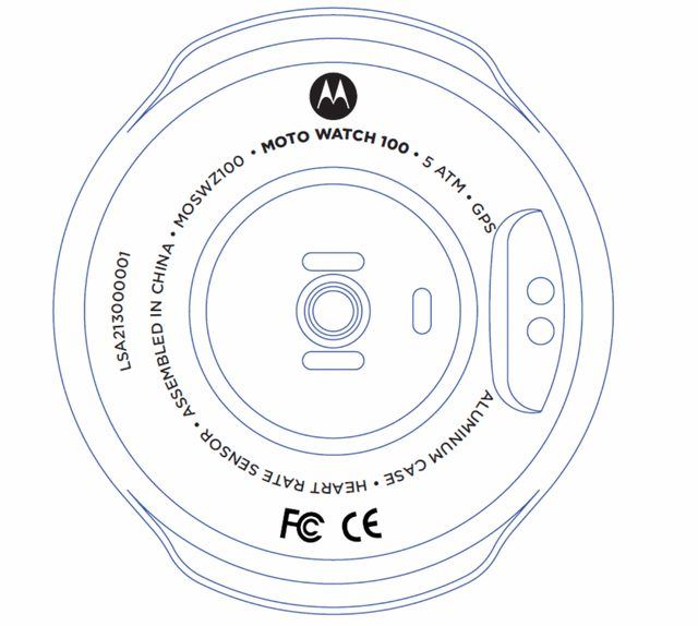 Moto Watch 100. Новые умные часы Motorola вскоре поступят на рынок