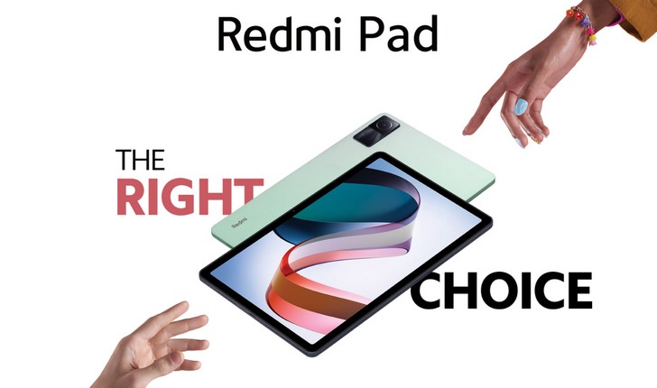 Десятидюймовый планшет Xiaomi Redmi Pad получил процессор MediaTek Helio G99, корпус толщиной 7.1 мм и цену от 159 долларов