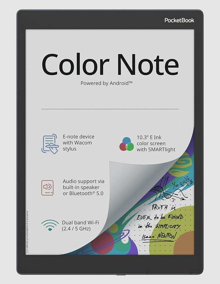 PocketBook Color Note с экраном Mobius