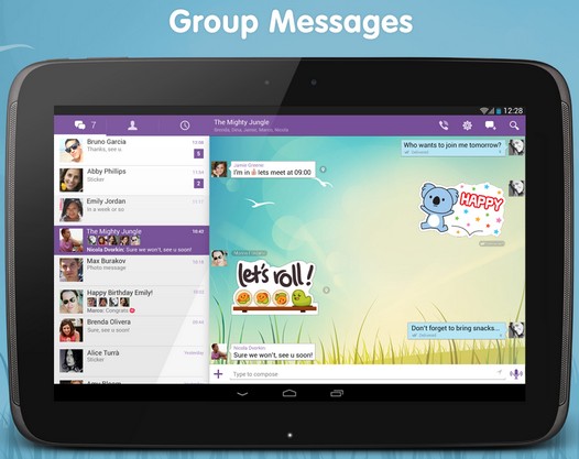 Программы для Android. Viber обновился до версии 4.0. Оптимизированный для планшетов интерфейс, мгновенные голосовые сообщения, более 1000 новых стикеров и прочее