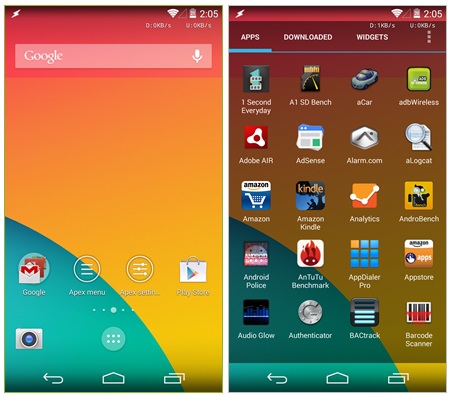 Программы для Android. Популярный лончер Apex Launcher обновился до версии 2.2 Beta, получив прозрачные панели навигации и уведомлений как в Android KitKat