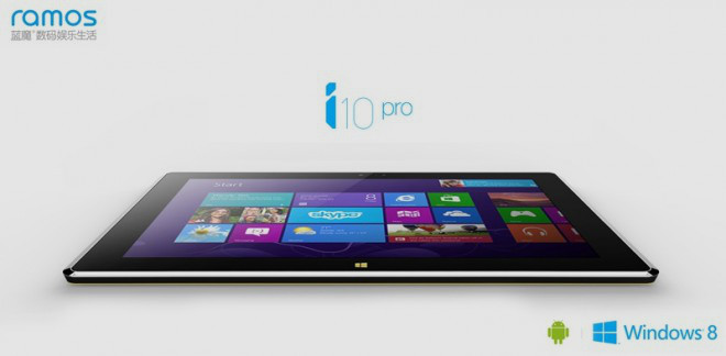 Ramos i10 Pro – планшет с двумя операционными системами на борту. Первое пресс-изображение с неожиданным дизайном