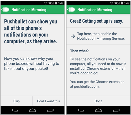 Программы для Android. Pushbullet v12.1 Отображение уведомлений с Android смартфонов и планшетов на Вашем ПК