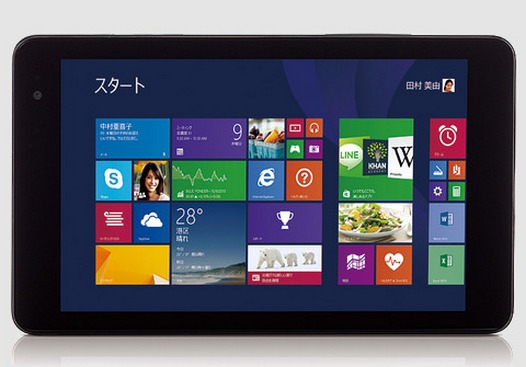 DELL EveryPad Pro. Восьмидюймовый Windows 8.1 планшет появился на японском рынке