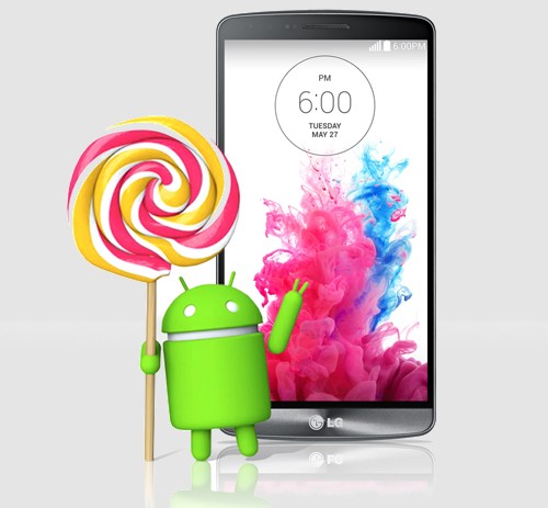 Обновление Android 5.0 Lolipop для LG G3 