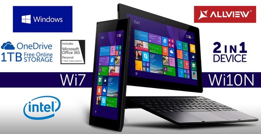 Allview Wi7 и Allview Wi10N. Новые Windows 8.1 планшеты начального уровня