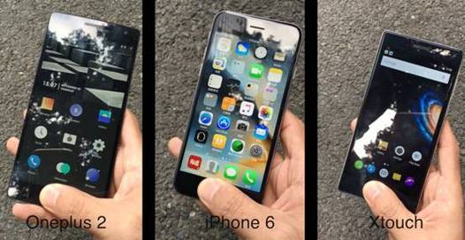 Bluboo Xtouch. Сканер отпечатков пальцев на этом китайском смартфоне работает быстрее, чем сканер iPhone 6 (Видео)