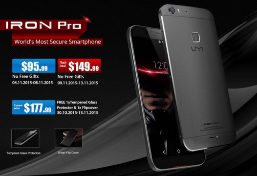 UMi Iron Pro. Недорогой 5.5 дюймовый Android смартфон поступил в продажу и купить его можно будет по цене от $96