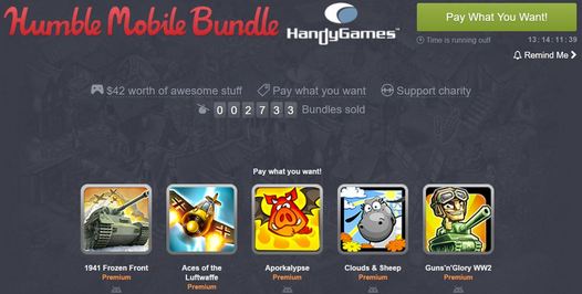 Humble Mobile Bundle. Новый набор игр с 15-ю предложениями от HandyGames выпущен
