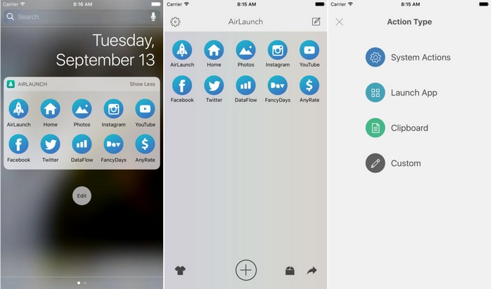 Скидки на приложения для мобильных. AirLaunch Pro - Launcher on Today Widget для iOS доступен для скачивания бесплатное