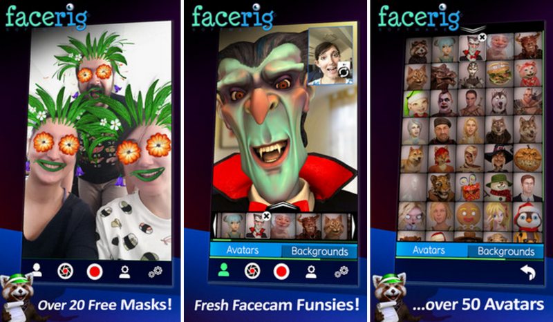Новые программы для мобильных. FaceRig — преврати свое селфи в аватар с лицом животного, мультипликационного или сказочного героя и пр.