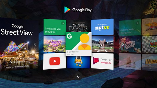 Новые приложения для Android. Daydream — официальное приложение Google для устройств виртуальной реальности