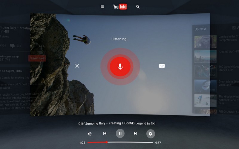 Новые приложения для Android. YouTube VR для просмотра трехмерного контента из видеосервиса Google появилось в Play Маркет 