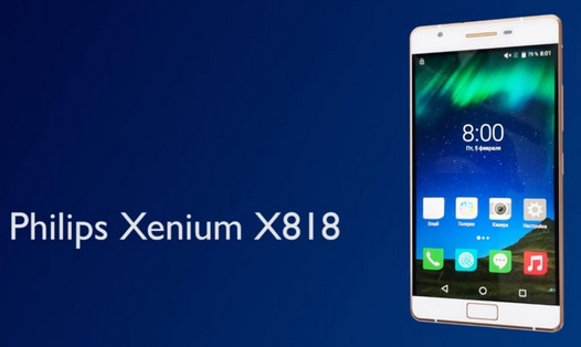 Philips Xenium X818: 5.5-дюймовый смартфон дебютировал в России