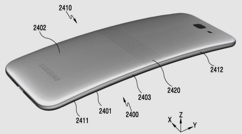 гибкий смартфон Samsung 
