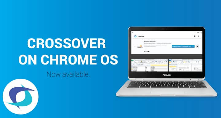 Запускать Windows приложения на хромбуках можно с помощью CrossOver
