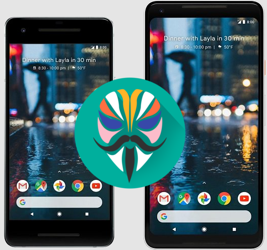 Root для Google Pixel 2 и Pixel 2 XL с помощью Magisk