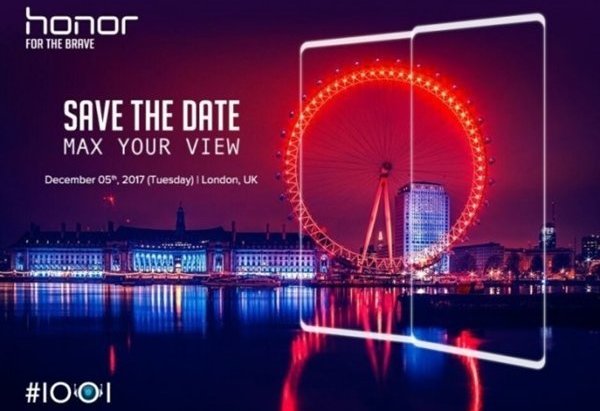 Honor V10 будет представлен 28 ноября в Китае?