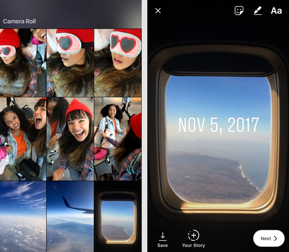 Instagram для iOS и Android получил возможность добавления в истории фото и видео, снятые более суток назад