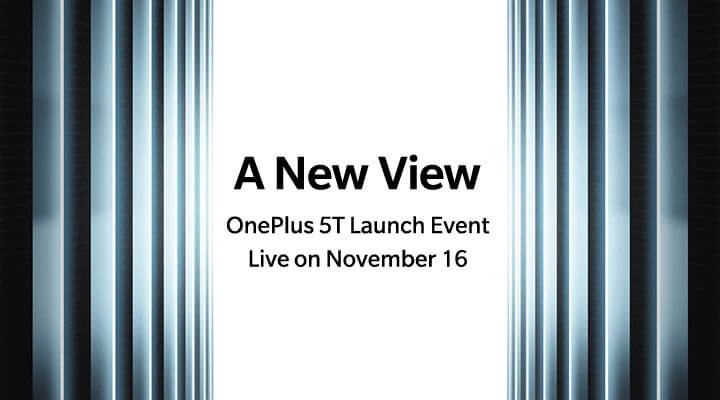 OnePlus 5T. Презентация смартфона состоится 16 ноября в Нью-Йорке