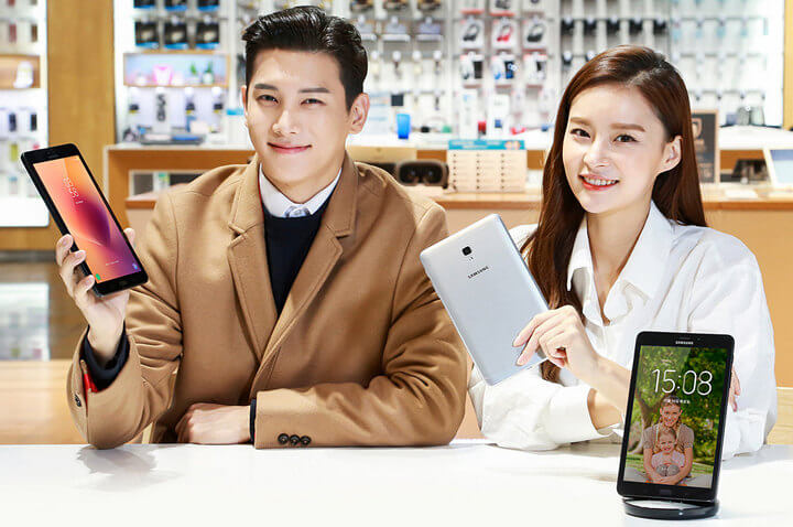 Samsung Galaxy Tab A с интерфейсом Bixby Home представлен в Корее