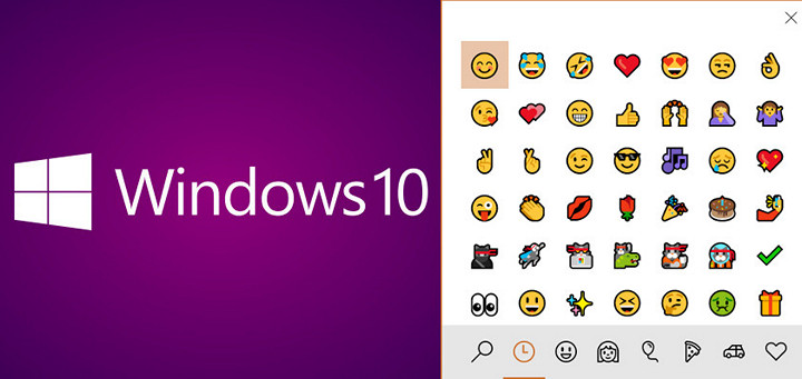 Как включить доступ к расширенному набору эмодзи в Windows 10 Fall Creators Update
