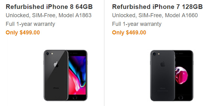 Восстановленные iPhone 8 и 8 Plus начали поступать в продажу