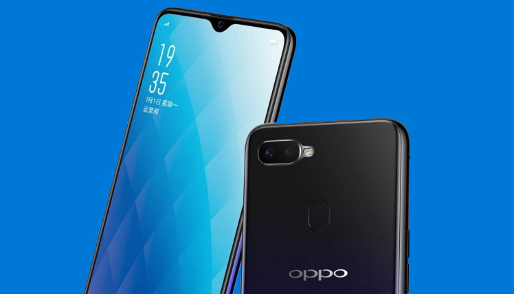 Oppo A7. Так будет выглядеть этот недорогой смартфон оснащенный дисплеем с каплевидным вырезом