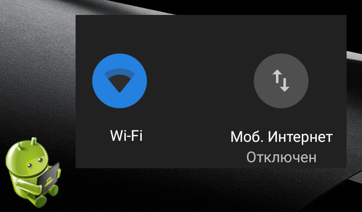 Изучаем Android. Автоматическое отключение передачи данных в мобильной сети при активации Wi-Fi