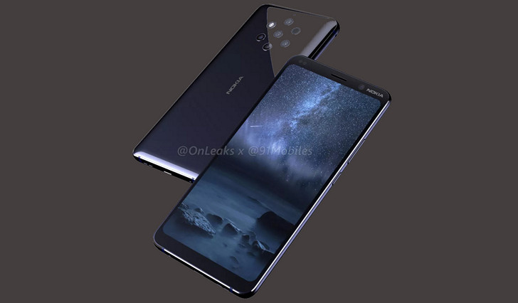 Nokia 9. Так будет выглядеть первый смартфон с пятью камерами (Видео)