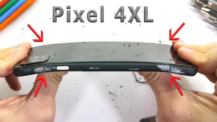 Смартфон Pixel 4 XL не выдержал испытания на прочность конструкции