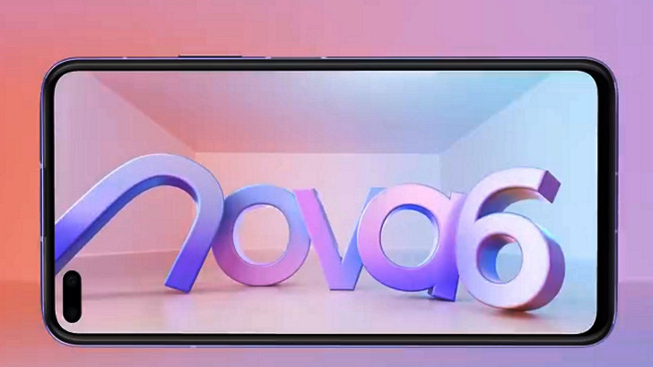 Huawei Nova 6. Дата релиза флагмана с 5G модемом и двойной селфи-камерой, онсащенной широкоугольным объективом объявлена