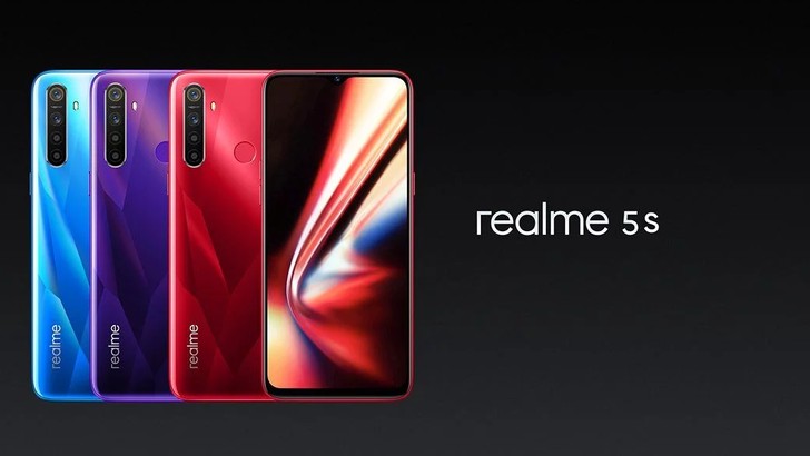 Realme 5s недорогой смартфон с 48-мегапиксельной квадро-камерой представлен официально