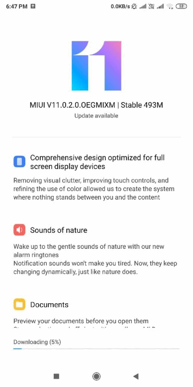MIUI 11. Глобальная стабильная версия прошивки для Redmi 5 выпущена