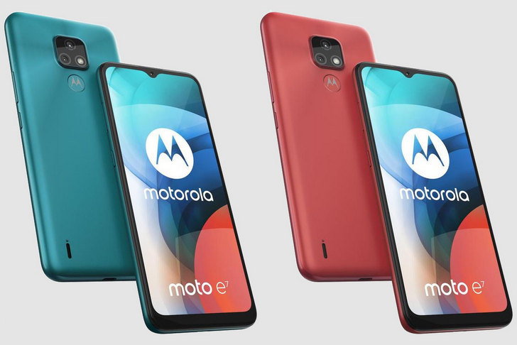 Moto E7. Очередной недорогой смартфон Motorola с 6.5-дюймовым HD+ дисплеем, 48-Мп двойной камерой на базе процессора MediaTek Helio G25