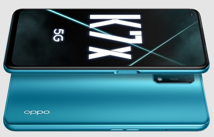 OPPO K7x. 6.5-дюймовый 5-G смартфон с 90-Гц дисплеем, процессором MediaTek Dimensity 720 и аккумулятором с емкостью 5000 мАч за $223