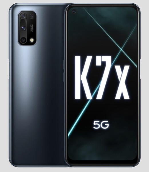 OPPO K7x. 6.5-дюймовый 5-G смартфон с 90-Гц дисплеем, процессором MediaTek Dimensity 720 и аккумулятором с емкостью 5000 мАч за $223