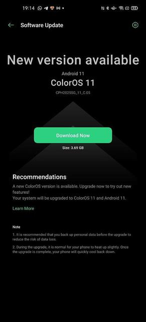Обновление Android 11 для OPPO Find X2 и OPPO Find X2 Pro выпущено и начало поступать на смартфоны в составе ColorOS 11
